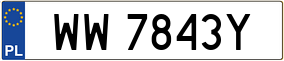 Truck License Plate